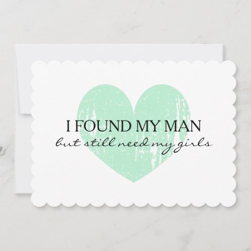 Mint heart Will you be my bridesmaid request cards