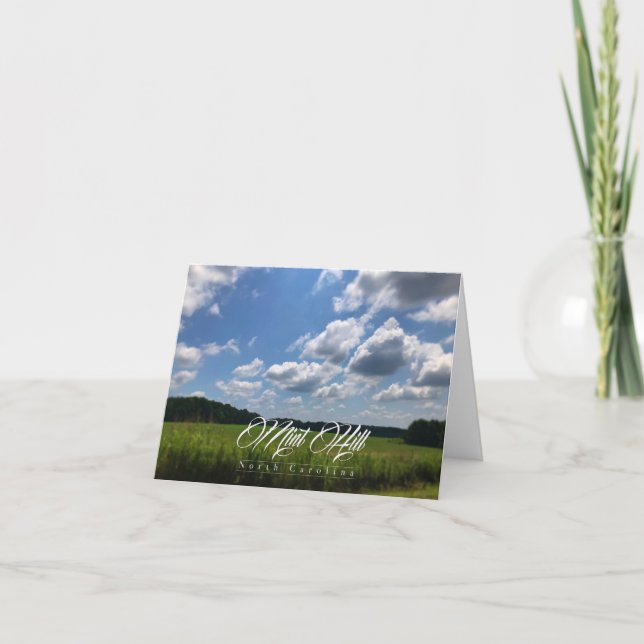 Mint Hill North Carolina greeting cards (Front)