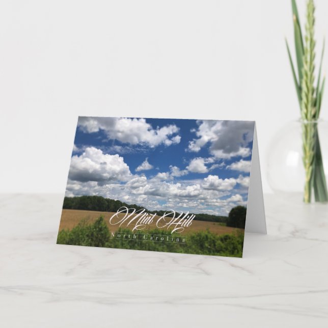 mint Hill North Carolina greeting cards (Front)