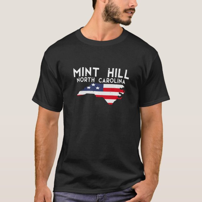Mint Hill North Carolina USA State America Travel  T-Shirt (Front)