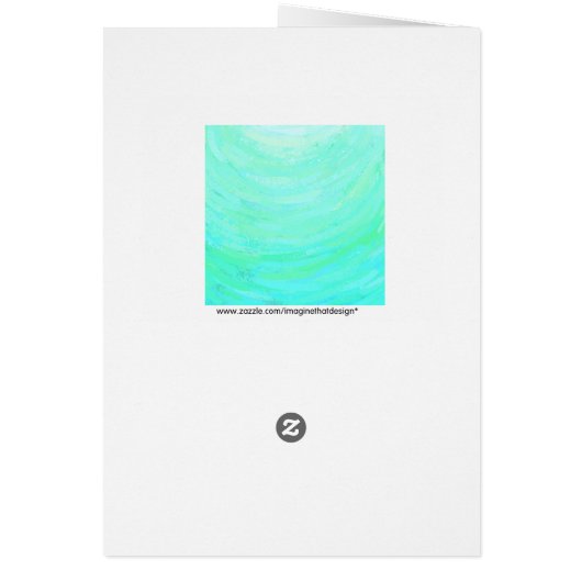 Mint Ice Blue and Black Monogram (Back)