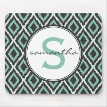 Mint Ikat Monogram