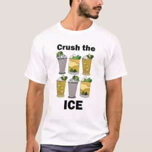 Mint Julep Cocktail Crush The Ice Derby Party T-Shirt
