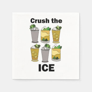 Mint Julep Cocktail Crush The Ice Party Napkins
