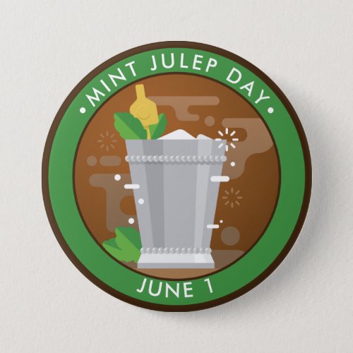 Mint Julep Day Button