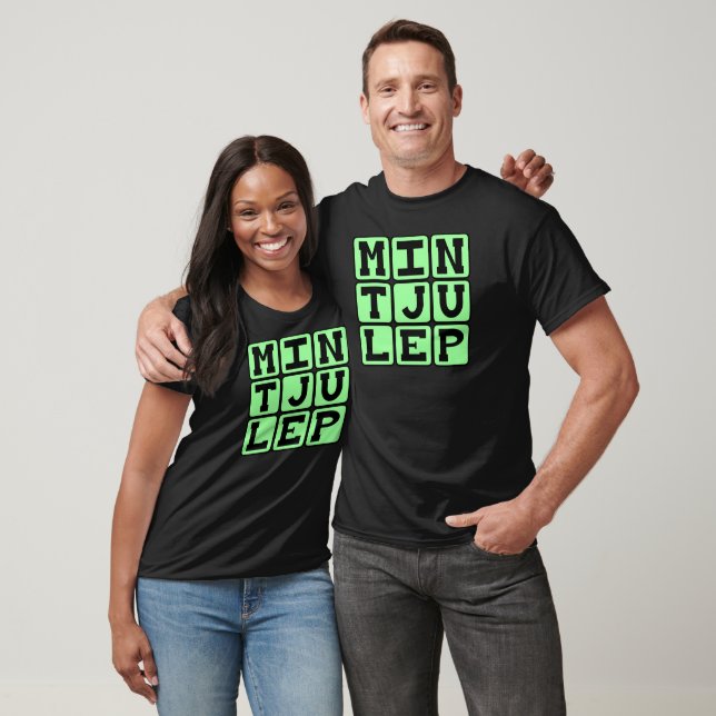 Mint Julep, Minty Beverage T-Shirt (Unisex)