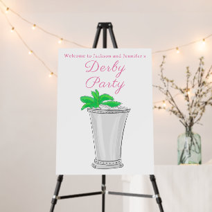 Mint Juleps Horse Race Derby Day Foam Board