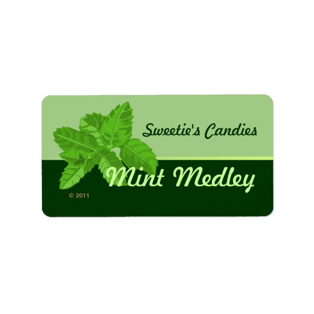 Mint Leaf Labels (Front)
