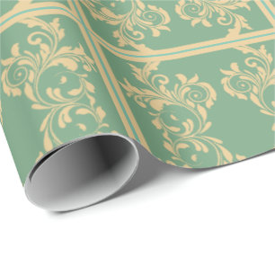 Mint Leaves Wrapping Paper