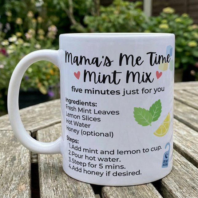 Mint Lemon Tea Break Recipe for Moms Coffee Mug (Creator Uploaded)