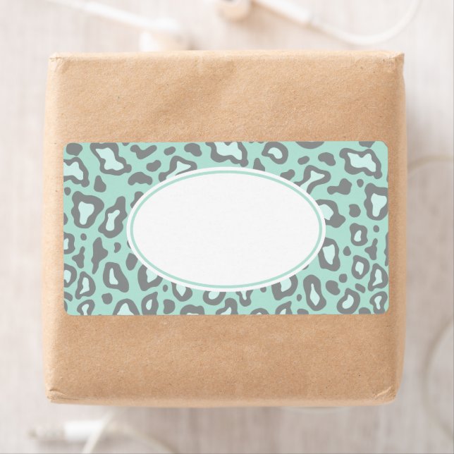 Mint Leopard Labels (Insitu)