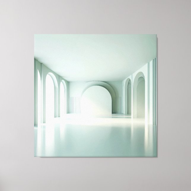 Mint Light Gallery Canvas Print (Front)