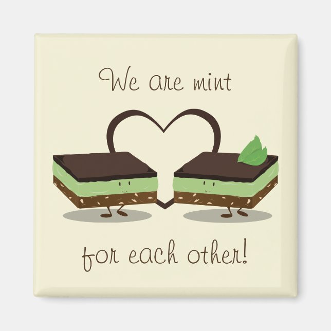 Mint Love Nanaimo Bars | Magnet (Front)