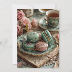 Mint & Macarons Parisian Chic Invitation