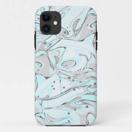 Mint Marble Texture For Trendy Girls Iphone 11 Case