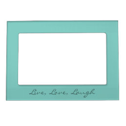 Mint Mint Green Solid Color Magnetic Picture Frame