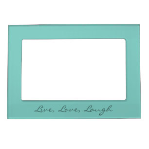 Mint Mint Green Solid Color Magnetic Picture Frame