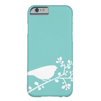 Mint Mod Birds And Berries {pick Your Color} Barely There Iphone 6 Case by heartlockedcases at Zazzle