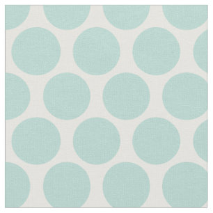 Mint Mod Dots Fabric