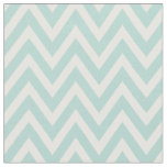 Mint Modern Chevron Stripes Fabric