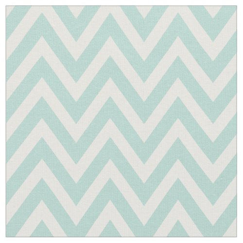 Mint Modern Chevron Stripes Fabric