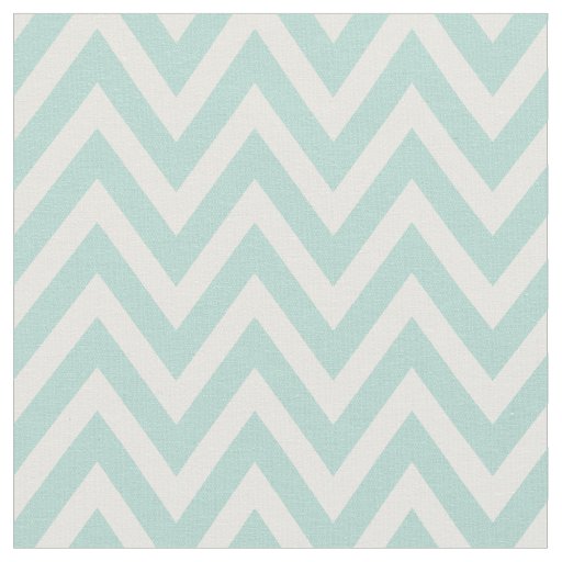 Mint Modern Chevron Stripes Fabric