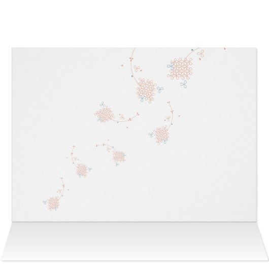 Mint n Olive Nature Patterned Blank Card (Inside Horizontal (Top))