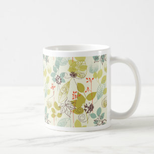 Mint n Olive Nature Print Mug