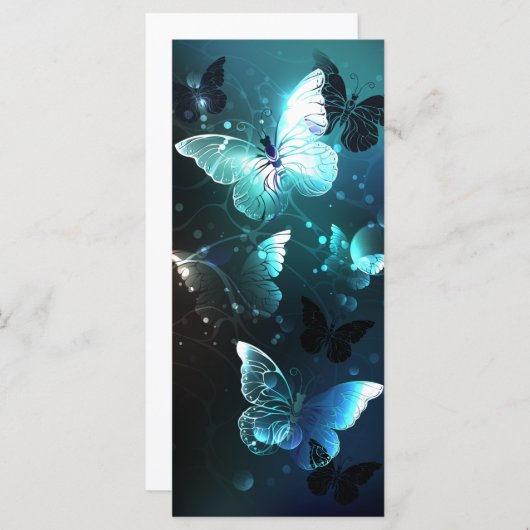 Mint Night Butterflies (Front/Back)
