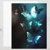 Mint Night Butterflies (Front/Back)