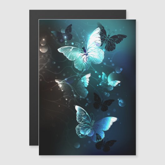 Mint Night Butterflies (Front/Back)