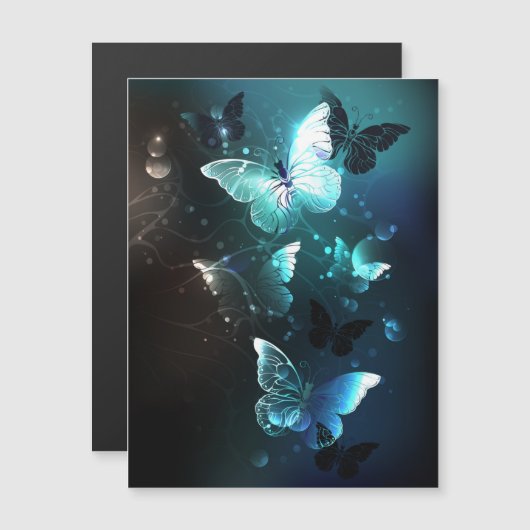 Mint Night Butterflies (Front/Back)