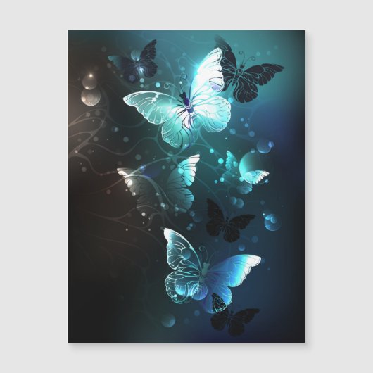 Mint Night Butterflies (Front)