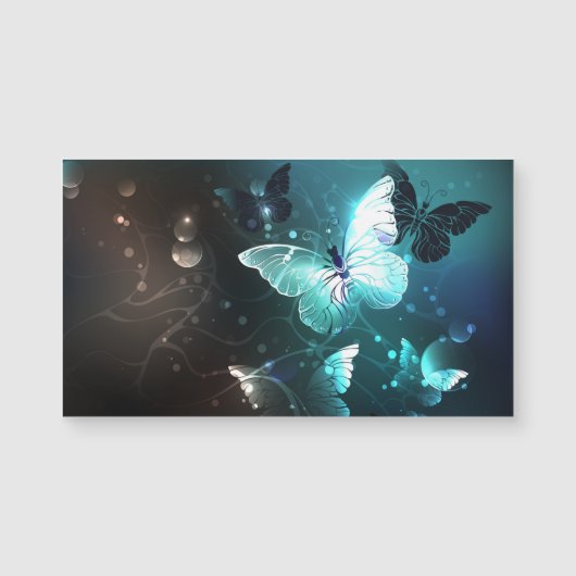 Mint Night Butterflies (Front)