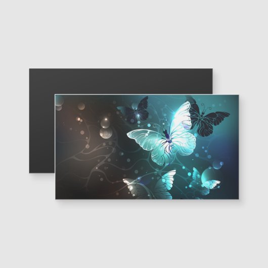 Mint Night Butterflies (Front/Back)