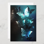 Mint Night Butterflies (Front/Back)