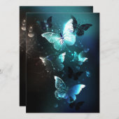 Mint Night Butterflies (Front/Back)