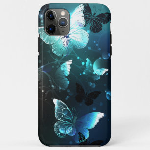 Mint Night Butterflies iPhone 11 Pro Max Case