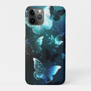 Mint Night Butterflies iPhone 11 Pro Case