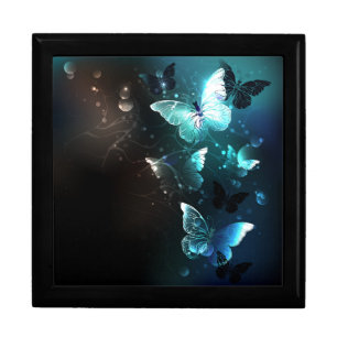 Mint Night Butterflies Gift Box