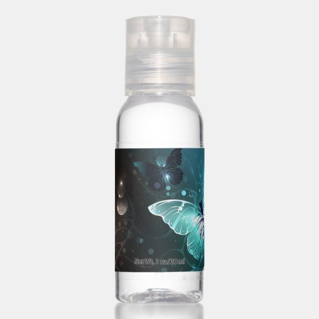 Mint Night Butterflies Hand Sanitizer (Front)