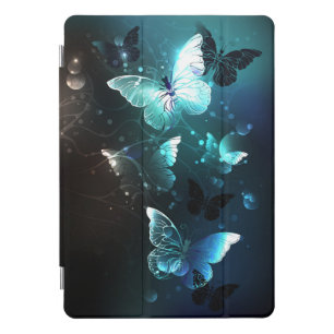 Mint Night Butterflies iPad Pro Cover
