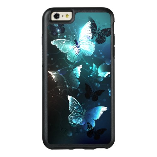 Mint Night Butterflies OtterBox iPhone 66s Plus Case