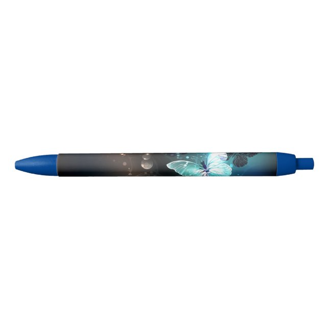 Mint Night Butterflies Pen (Front)