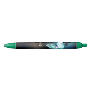 Mint Night Butterflies Pen