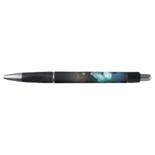 Mint Night Butterflies Pen