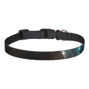 Mint Night Butterflies Pet Collar