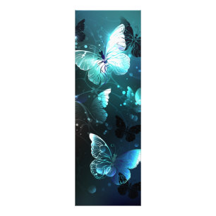 Mint Night Butterflies Photo Print