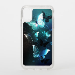 Mint Night Butterflies Speck iPhone XR Case