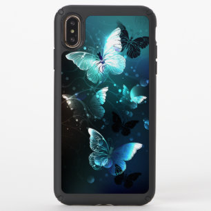 Mint Night Butterflies Speck iPhone XS Max Case